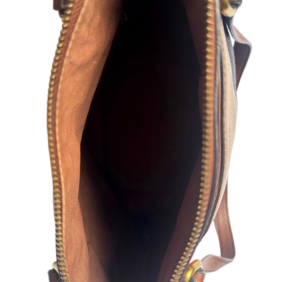 Fossil Multicolor Patchwork Leather Shoulder Bag Purse - Picture 11 of 11